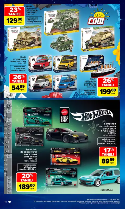 Carrefour - gazetka promocyjna Gazetka Zabawki od poniedziałku 02.11 do środy 23.12 - strona 42