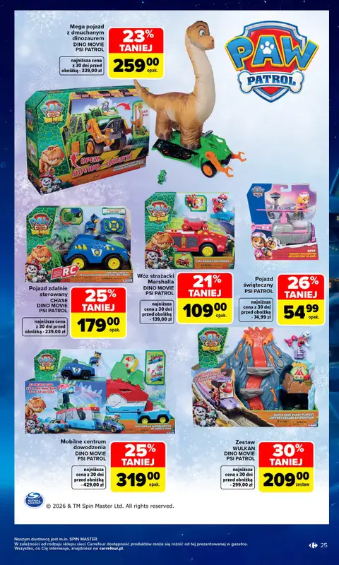 Carrefour - gazetka promocyjna Gazetka Zabawki od poniedziałku 02.11 do środy 23.12 - strona 25