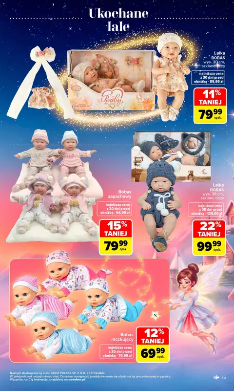 Carrefour - gazetka promocyjna Gazetka Zabawki od poniedziałku 02.11 do środy 23.12 - strona 75