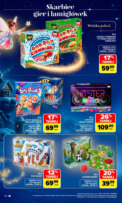 Carrefour - gazetka promocyjna Gazetka Zabawki od poniedziałku 02.11 do środy 23.12 - strona 50
