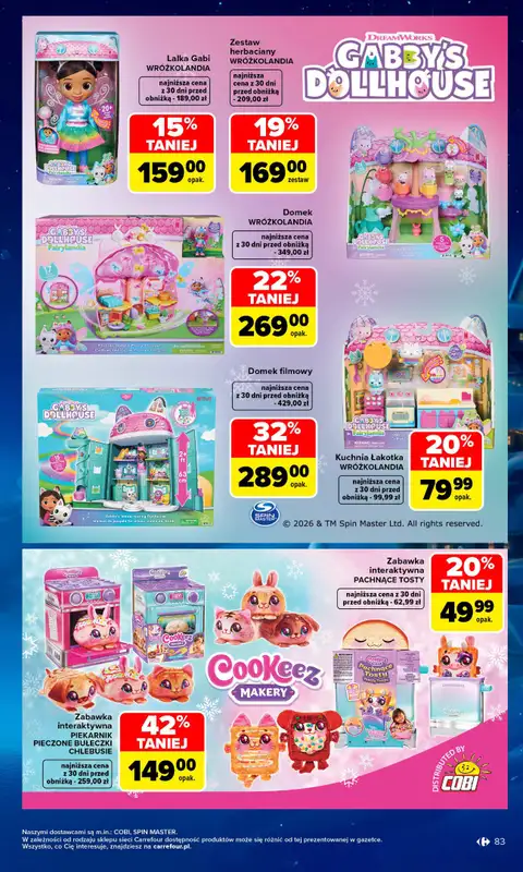 Carrefour - gazetka promocyjna Gazetka Zabawki od poniedziałku 02.11 do środy 23.12 - strona 83