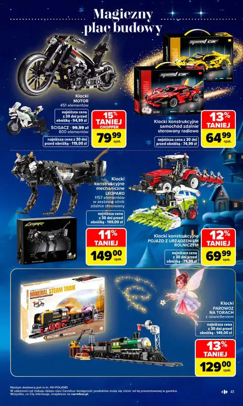 Carrefour - gazetka promocyjna Gazetka Zabawki od poniedziałku 02.11 do środy 23.12 - strona 41