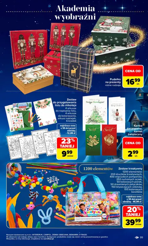 Carrefour - gazetka promocyjna Gazetka Zabawki od poniedziałku 02.11 do środy 23.12 - strona 99