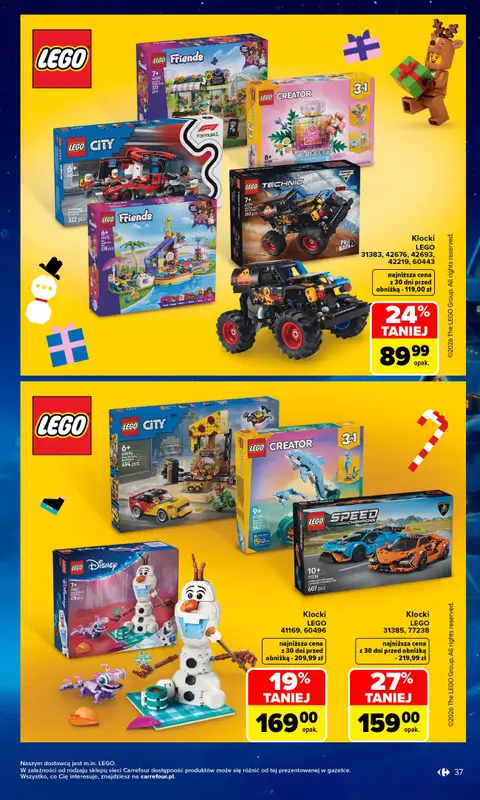 Carrefour - gazetka promocyjna Gazetka Zabawki od poniedziałku 02.11 do środy 23.12 - strona 37