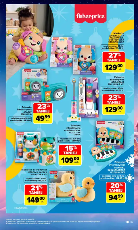 Carrefour - gazetka promocyjna Gazetka Zabawki od poniedziałku 02.11 do środy 23.12 - strona 87