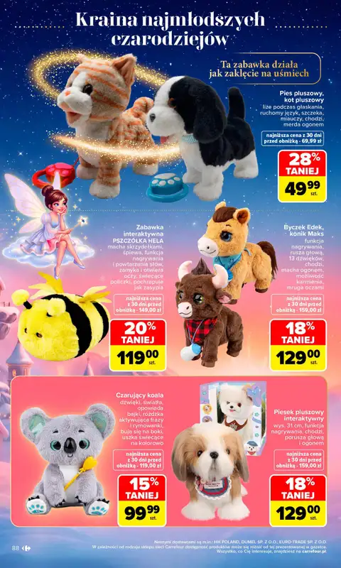Carrefour - gazetka promocyjna Gazetka Zabawki od poniedziałku 02.11 do środy 23.12 - strona 88