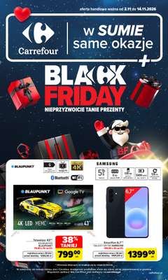 Carrefour - gazetka promocyjna Gazetka Black Friday od poniedziałku 02.11 do soboty 14.11