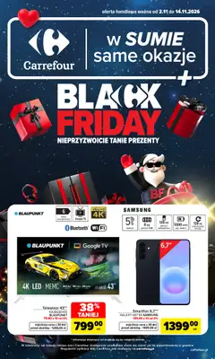Carrefour - gazetka promocyjna Gazetka Black Friday od poniedziałku 02.11 do soboty 14.11
