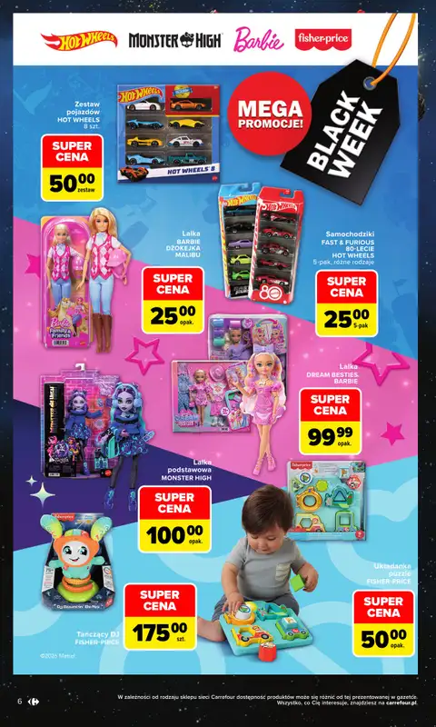 Carrefour - gazetka promocyjna Gazetka Black Friday od poniedziałku 02.11 do soboty 14.11 - strona 6