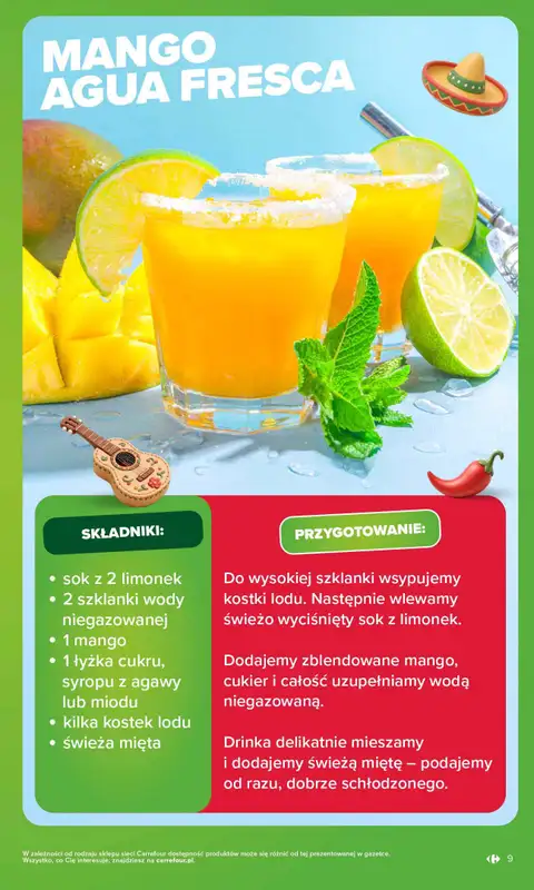 Carrefour - gazetka promocyjna Gazetka Kuchnia Meksykańska od poniedziałku 02.11 do soboty 14.11 - strona 9