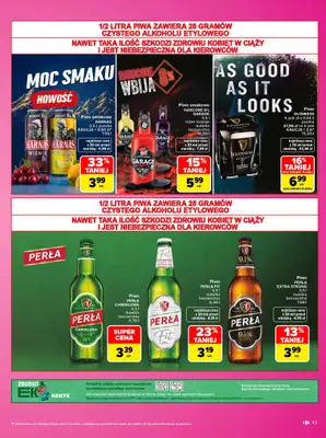 Carrefour - gazetka promocyjna Gazetka Same markowe okazje od poniedziałku 02.11 do soboty 14.11 - strona 43