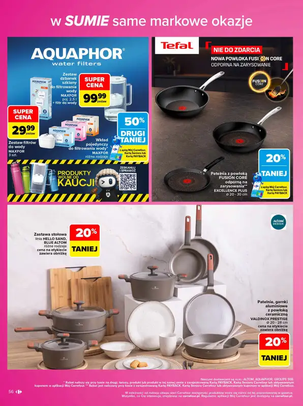 Carrefour - gazetka promocyjna Gazetka Same markowe okazje od poniedziałku 02.11 do soboty 14.11 - strona 56