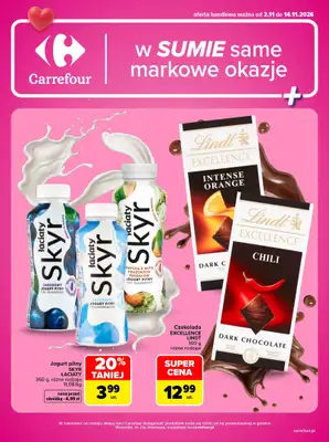 Carrefour - gazetka promocyjna Gazetka Same markowe okazje od poniedziałku 02.11 do soboty 14.11