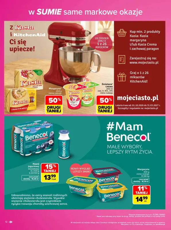 Carrefour - gazetka promocyjna Gazetka Same markowe okazje od poniedziałku 02.11 do soboty 14.11 - strona 10