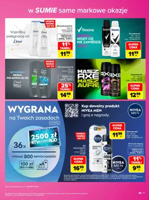 Carrefour - gazetka promocyjna Gazetka Same markowe okazje od poniedziałku 02.11 do soboty 14.11 - strona 47