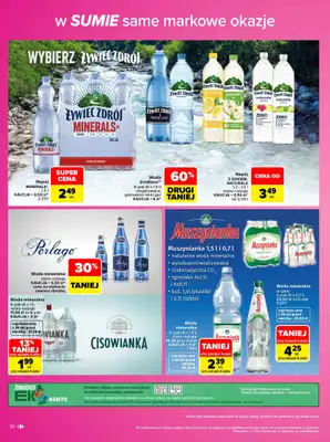Carrefour - gazetka promocyjna Gazetka Same markowe okazje od poniedziałku 02.11 do soboty 14.11 - strona 36