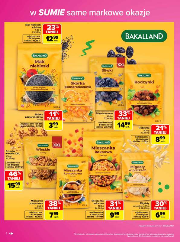Carrefour - gazetka promocyjna Gazetka Same markowe okazje od poniedziałku 02.11 do soboty 14.11 - strona 2
