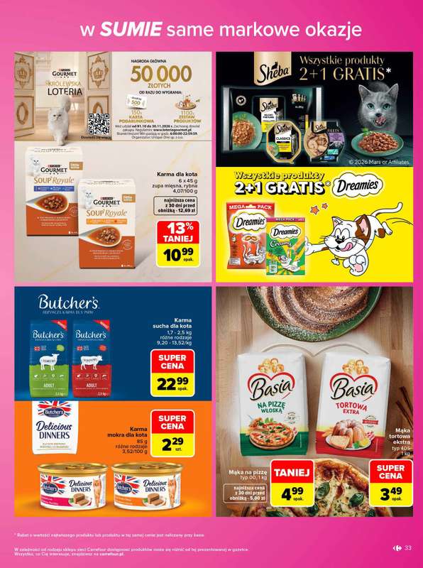 Carrefour - gazetka promocyjna Gazetka Same markowe okazje od poniedziałku 02.11 do soboty 14.11 - strona 33