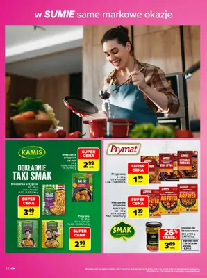 Carrefour - gazetka promocyjna Gazetka Same markowe okazje od poniedziałku 02.11 do soboty 14.11 - strona 22