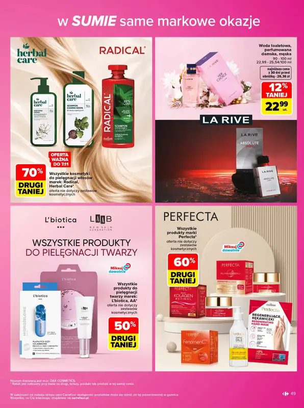 Carrefour - gazetka promocyjna Gazetka Same markowe okazje od poniedziałku 02.11 do soboty 14.11 - strona 49