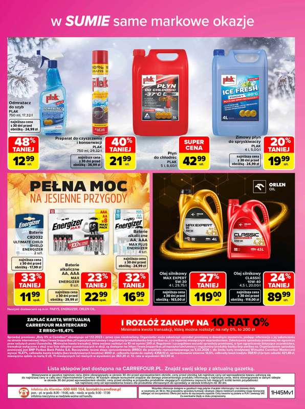Carrefour - gazetka promocyjna Gazetka Same markowe okazje od poniedziałku 02.11 do soboty 14.11 - strona 58