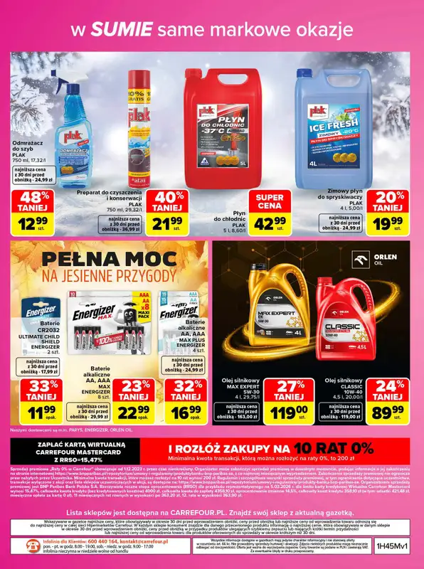 Carrefour - gazetka promocyjna Gazetka Same markowe okazje od poniedziałku 02.11 do soboty 14.11 - strona 58