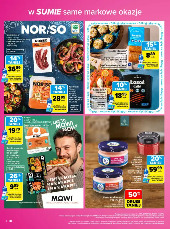 Carrefour - gazetka promocyjna Gazetka Same markowe okazje od poniedziałku 02.11 do soboty 14.11 - strona 4
