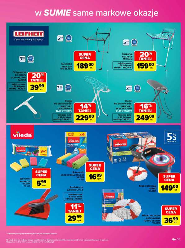 Carrefour - gazetka promocyjna Gazetka Same markowe okazje od poniedziałku 02.11 do soboty 14.11 - strona 55