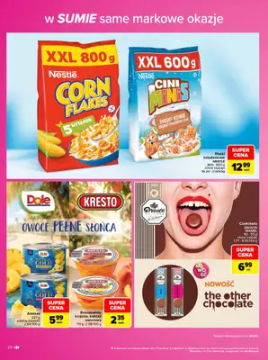 Carrefour - gazetka promocyjna Gazetka Same markowe okazje od poniedziałku 02.11 do soboty 14.11 - strona 24