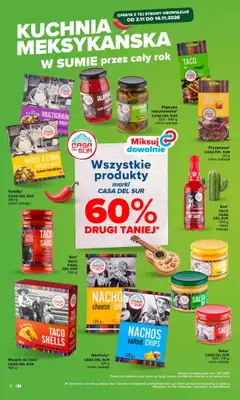 Carrefour Market - gazetka promocyjna Gazetka Kuchnia Meksykańska od poniedziałku 02.11 do soboty 14.11 - strona 6