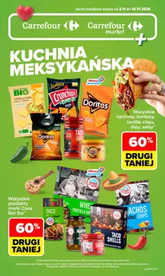 Carrefour Market - gazetka promocyjna Gazetka Kuchnia Meksykańska od poniedziałku 02.11 do soboty 14.11