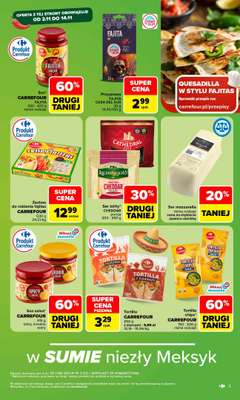 Carrefour Market - gazetka promocyjna Gazetka Kuchnia Meksykańska od poniedziałku 02.11 do soboty 14.11 - strona 3
