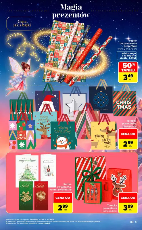 Carrefour Market - gazetka promocyjna Gazetka Zabawki od poniedziałku 02.11 do środy 23.12 - strona 15