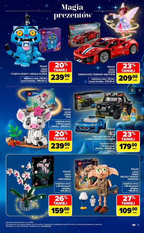Carrefour Market - gazetka promocyjna Gazetka Zabawki od poniedziałku 02.11 do środy 23.12 - strona 5