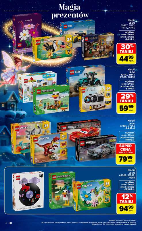 Carrefour Market - gazetka promocyjna Gazetka Zabawki od poniedziałku 02.11 do środy 23.12 - strona 4