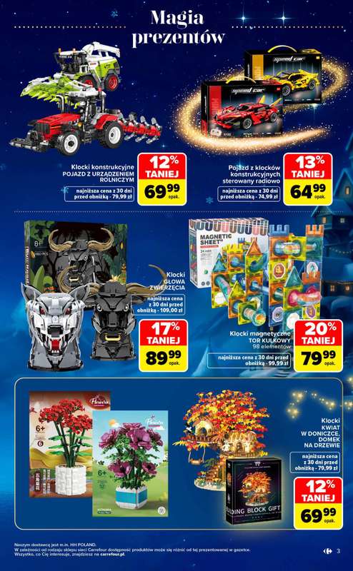 Carrefour Market - gazetka promocyjna Gazetka Zabawki od poniedziałku 02.11 do środy 23.12 - strona 3