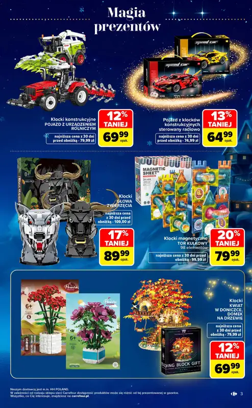 Carrefour Market - gazetka promocyjna Gazetka Zabawki od poniedziałku 02.11 do środy 23.12 - strona 3