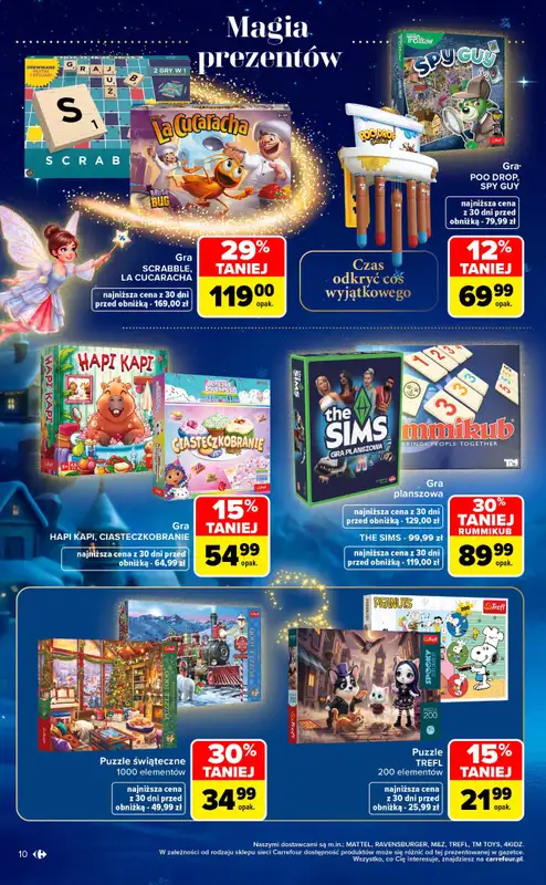 Carrefour Market - gazetka promocyjna Gazetka Zabawki od poniedziałku 02.11 do środy 23.12 - strona 10