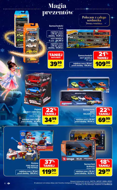 Carrefour Market - gazetka promocyjna Gazetka Zabawki od poniedziałku 02.11 do środy 23.12 - strona 6