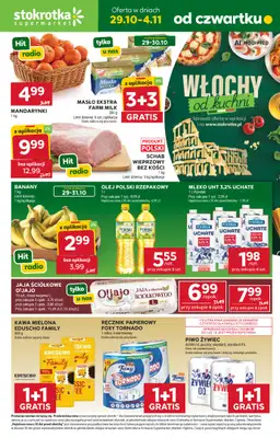 Stokrotka - gazetka promocyjna Gazetka Supermarket od czwartku 29.10 do środy 04.11