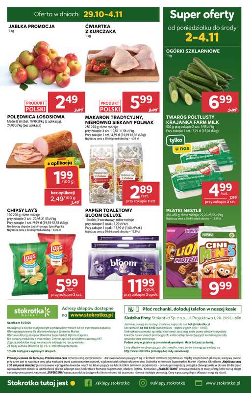 Stokrotka - gazetka promocyjna Gazetka Market od czwartku 29.10 do środy 04.11 - strona 41