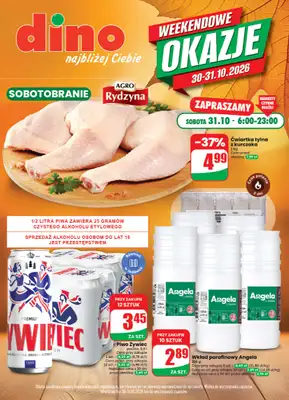 Dino - gazetka promocyjna Weekendowe okazje od piątku 30.10 do soboty 31.10