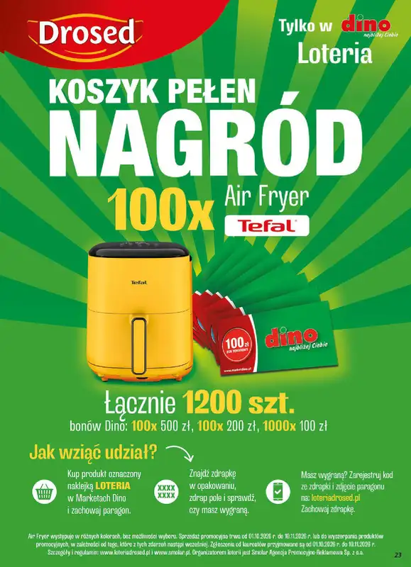 Dino - gazetka promocyjna Gazetka 44 / 2026 od środy 28.10 do wtorku 03.11 - strona 23