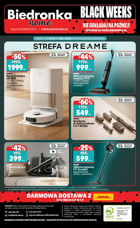 Biedronka Home - gazetka promocyjna Najlepsze oferty od soboty 31.10 do czwartku 31.12 - strona 6