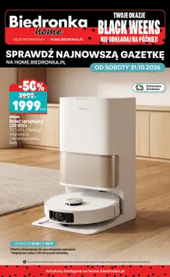 Biedronka Home - gazetka promocyjna Najlepsze oferty od soboty 31.10 do czwartku 31.12
