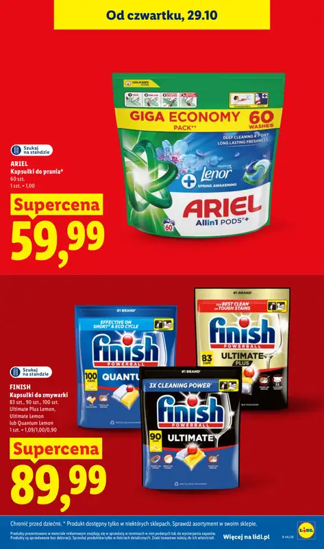 Lidl - gazetka promocyjna Oferta od czwartku od czwartku 29.10 do soboty 31.10 - strona 29