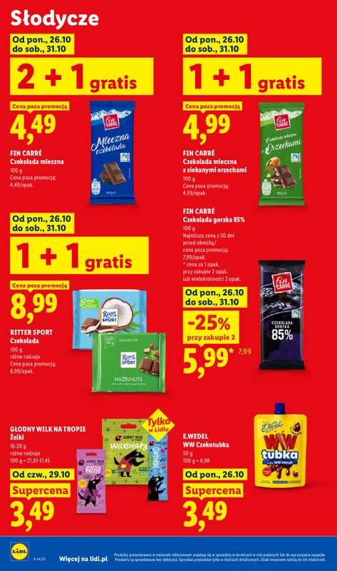 Lidl - gazetka promocyjna Oferta od czwartku od czwartku 29.10 do soboty 31.10 - strona 76