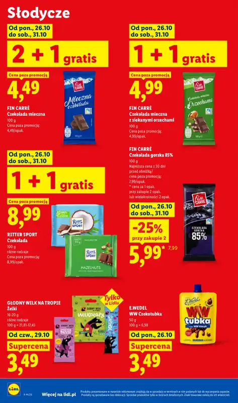 Lidl - gazetka promocyjna Oferta od czwartku od czwartku 29.10 do soboty 31.10 - strona 76