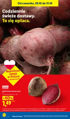 Lidl - gazetka promocyjna Oferta od czwartku od czwartku 29.10 do soboty 31.10 - strona 14