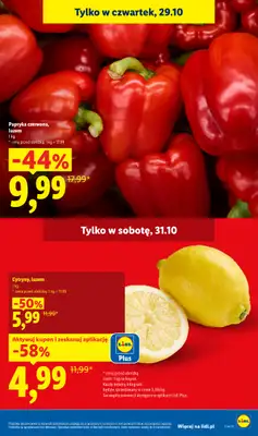 Lidl - gazetka promocyjna Oferta od czwartku od czwartku 29.10 do soboty 31.10 - strona 15